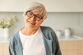 smiling older woman