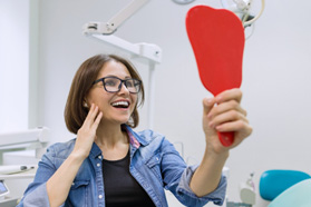 a dental implant patient