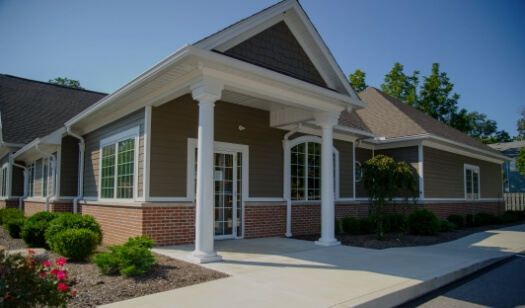 Outside view of new Painesville Ohio dental office