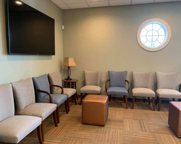 Dental office waiting room