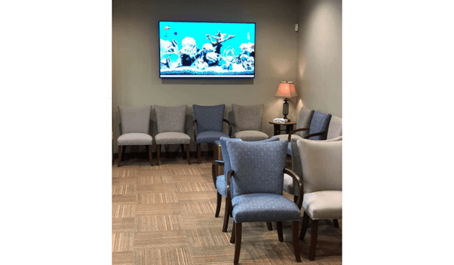 Painesville Ohio dental office waiting room